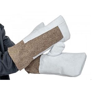 Вачеги суконные П-образные со спилком,пл.600 г/кв.м