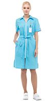 Халат женский 'Фиеста' голубой
